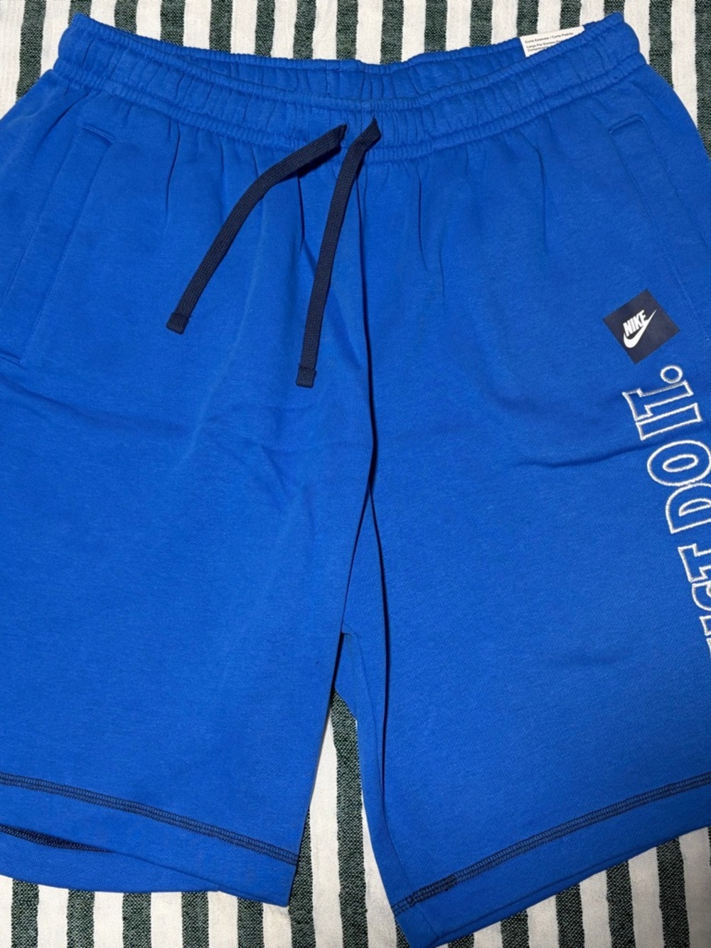 Nike Men’s Royal Blue 'Just Do It' Athletic Shorts